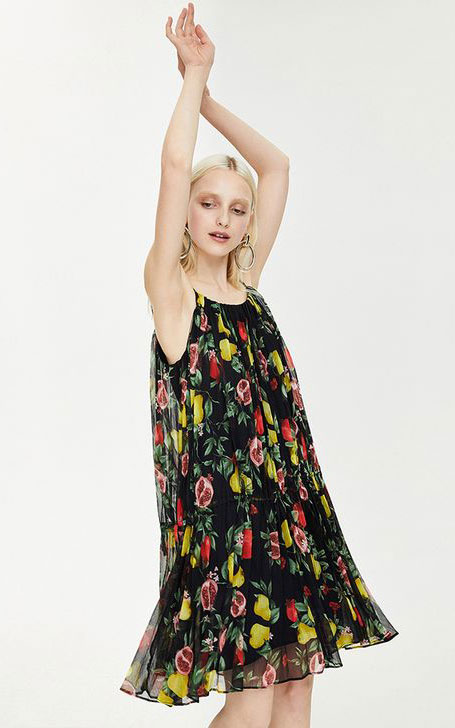 Fruit print trend- led fashion textile print design by GM Print Design