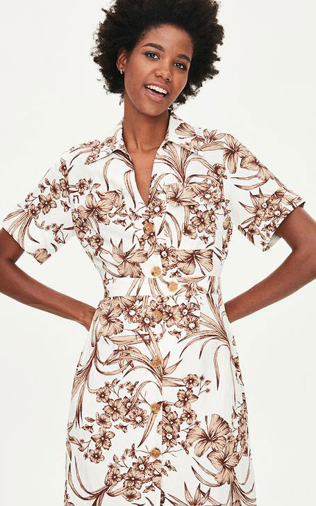 Tropical print trend- led fashion textile print design by GM Print Design